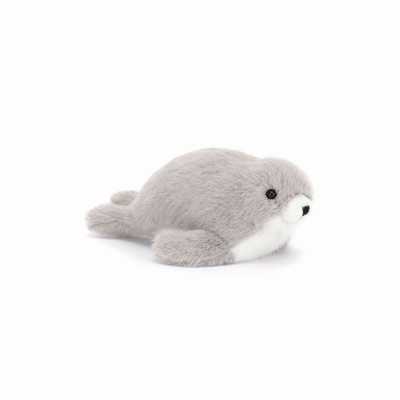 Jellycat Nauticool Grey Seal UK | 17289ENFS